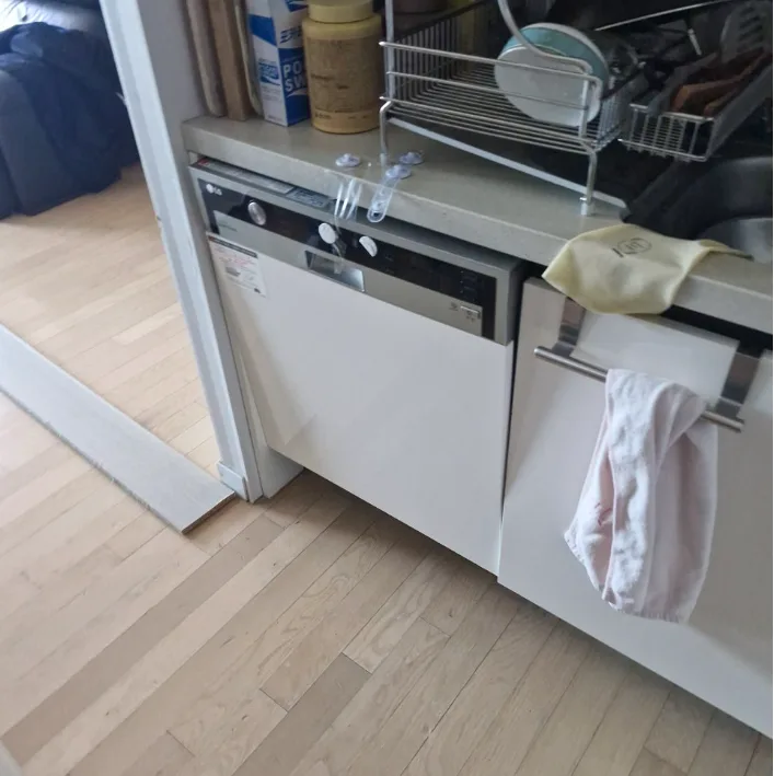 용인 수지구 식기세척기 철거 후 하부장·수납장 설치 시공 전