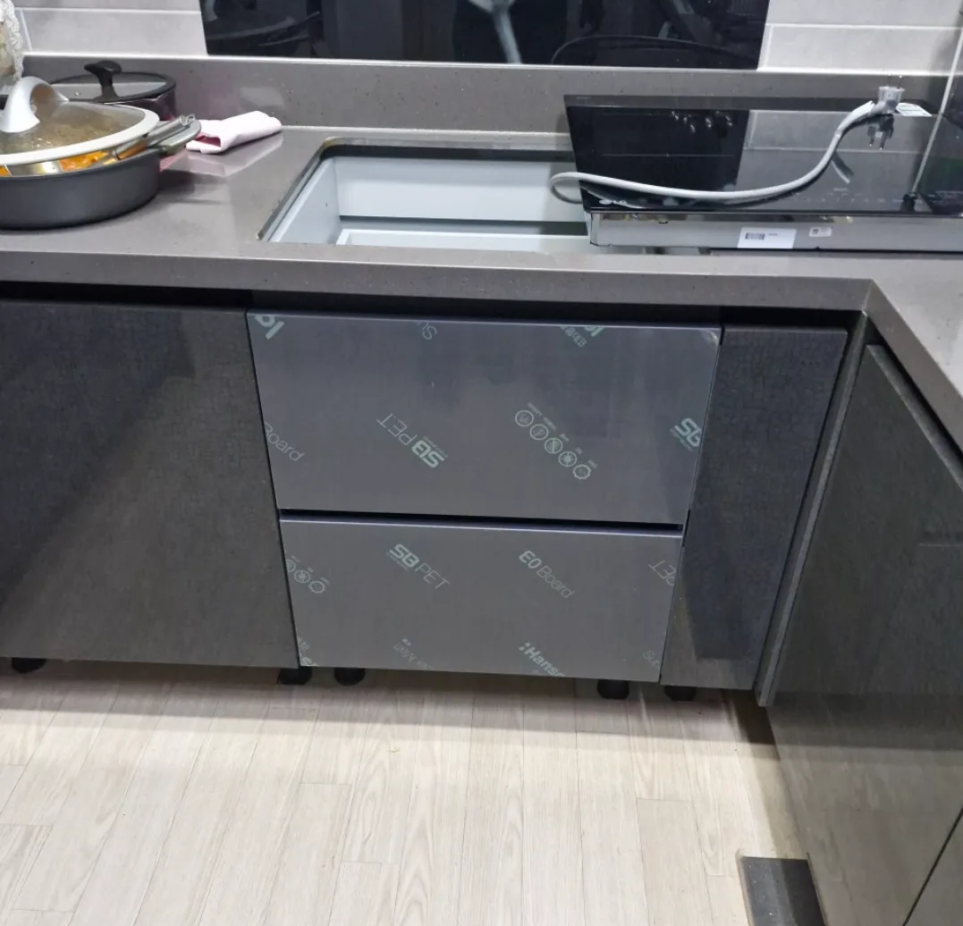 화성시 가스오븐 철거 후 맞춤 수납장 제작 시공 후