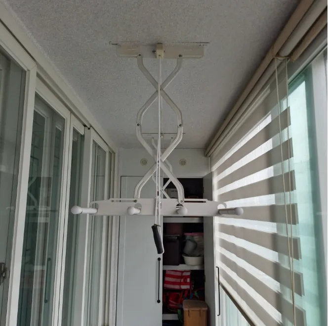 용인 기흥구 천장형 빨래 건조대 교체·설치 시공 전