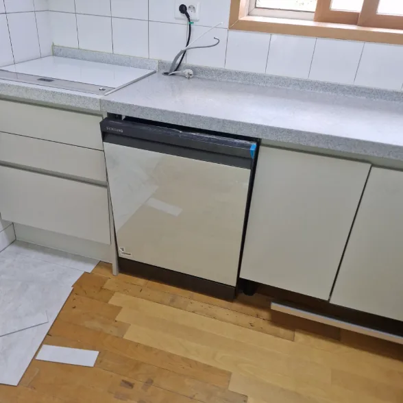 용인 기흥구 식기세척기 철거 후 하부장·수납장 설치 시공 전